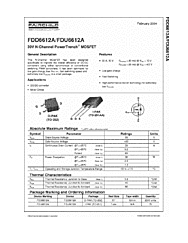 DataSheet FDD6612A pdf